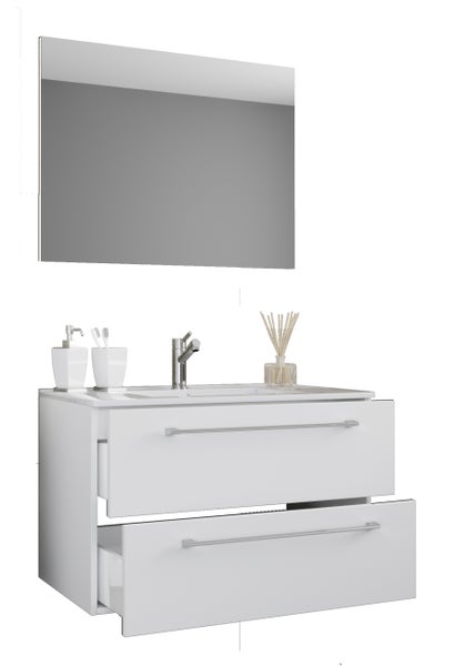 3-tlg. Waschplatz Waschtisch Badinos Schublade SP