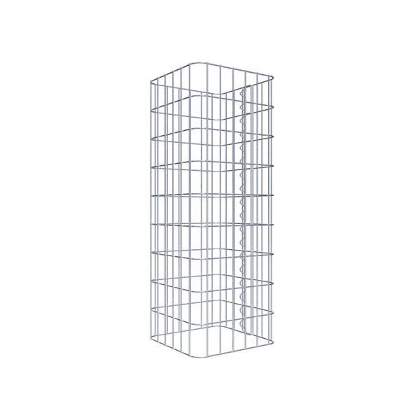 Gabionensäule 32 x 32 cm, MW 5 x 10 cm eckig - Höhe: 0,90 m