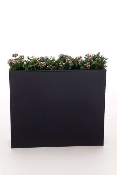VIVANNO Raumteiler ELEMENTO 75x25x90 cm Zink Anthrazit matt