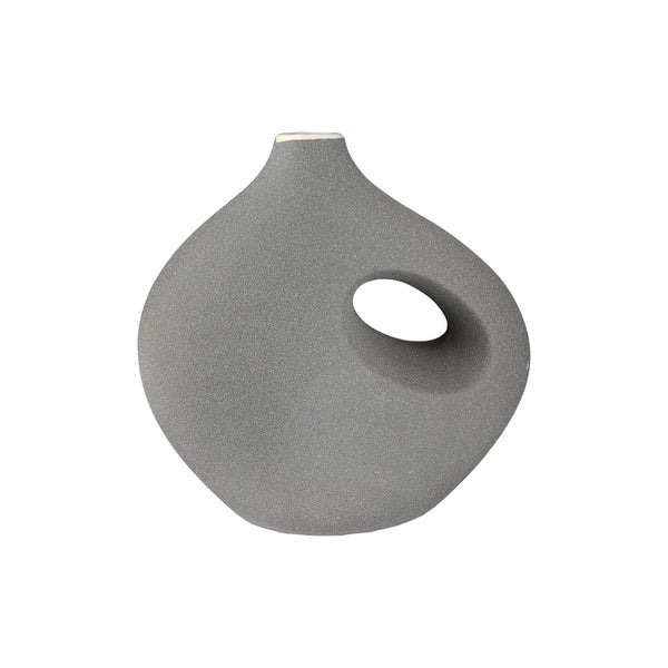 Vasen GILDE 2er Set RADON Dekovasen beige-grau Höhe 21cm Keramik