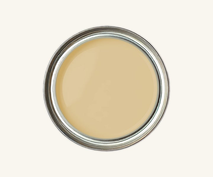 Kolorat Kreidefarbe für Möbel - ein warmes Gelb mit einem leichten Goldton - Farbton Heublüte Nr. 128. Matter Kreidelack für innen - Möbellack, Möbelfarbe - Holzfarbe - Kreidefarbe für Holz