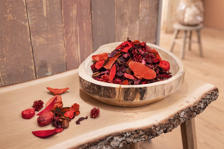 FRANK FLECHTWAREN | Potpourri Teerose, 480 g, NATURMATERIALIEN, 480g