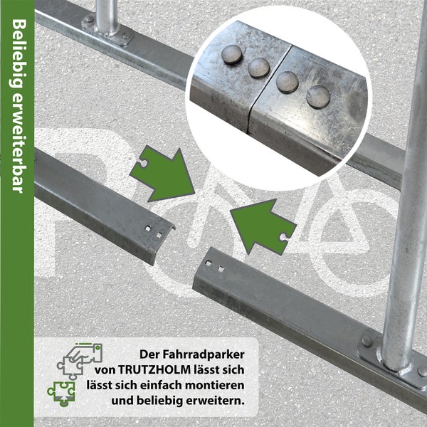 TRUTZHOLM Fahrradparker zur flexiblen Erweiterung