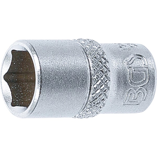 BGS Steckschlüssel-Einsatz Sechskant Antrieb Innenvierkant 6,3 mm (1/4) SW 3/8 - 10657