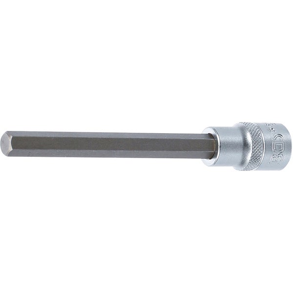 BGS Bit-Einsatz Länge 140 mm Antrieb Innenvierkant 12,5 mm (1/2) Innensechskant 10 mm - 5184-H10