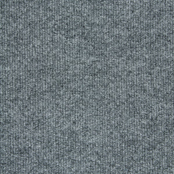 Teppichboden als Fliesen selbstliegend Nadelvlies Teppich Fliesen in Hellgrau für Gewerbe und Büro Selbstliegende Teppichbodenfliesen in 50x50 cm
