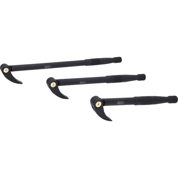 KS TOOLS Gelenk-Rollkopf-Hebeleisen-Satz 3tlg. - 911.8175