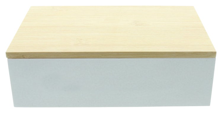 FRANK FLECHTWAREN | Aufbewahrungsbox Naturelle, BAMBUS, 24 x 16 x 7,5 cm