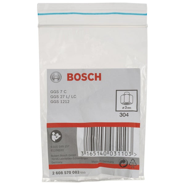 Bosch Schleifstifte mit einem Durchmesser von 3 Millimetern in einer Verpackung