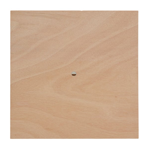 Schwebende Malplatte 2er Set 50x50 cm (LxB) Leinwand im Holzrahmen zum Bemalen naturfarben