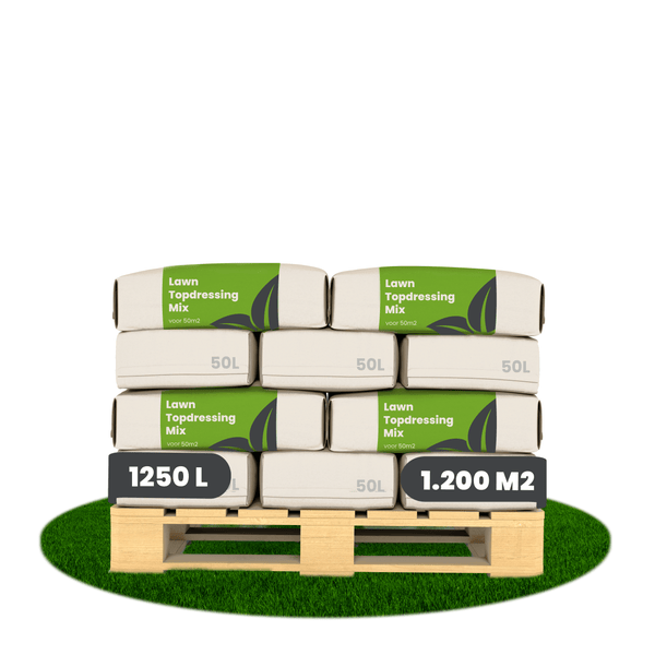 Palette mit Rasen-Topdressing-Mischung, 1250 Liter für 1200 Quadratmeter