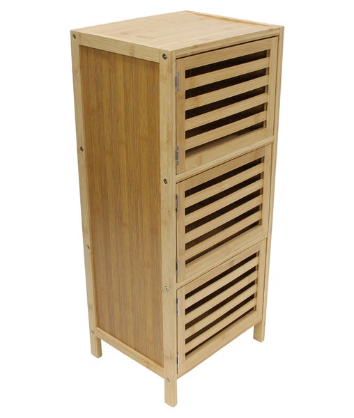 FRANK FLECHTWAREN | Schränkchen Bambus, 32 x 27 x 77 cm, BAMBUS