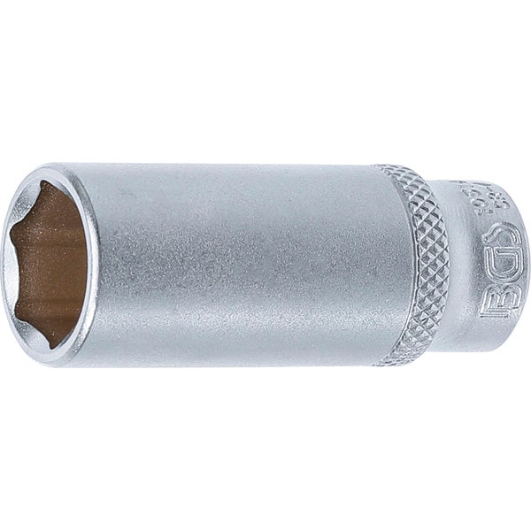 BGS Steckschlüssel-Einsatz Sechskant tief Antrieb Innenvierkant 6,3 mm (1/4) SW 14 mm - 10514