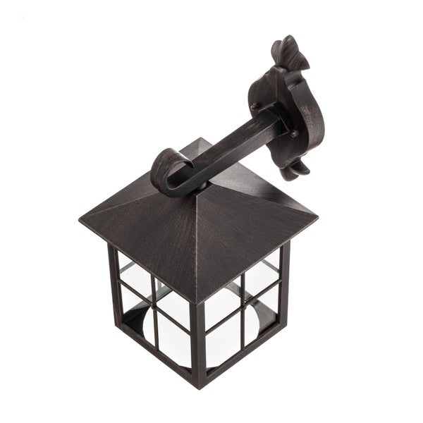 Lindby Wandleuchte außen Ida (Retro, Vintage Antik) aus Aluminium (1 flammig E27) - Außenwandleuchten Wandlampe Led Außenlampe Outdoor für Außenwand/Hauswand Haus Terrasse & Balkon