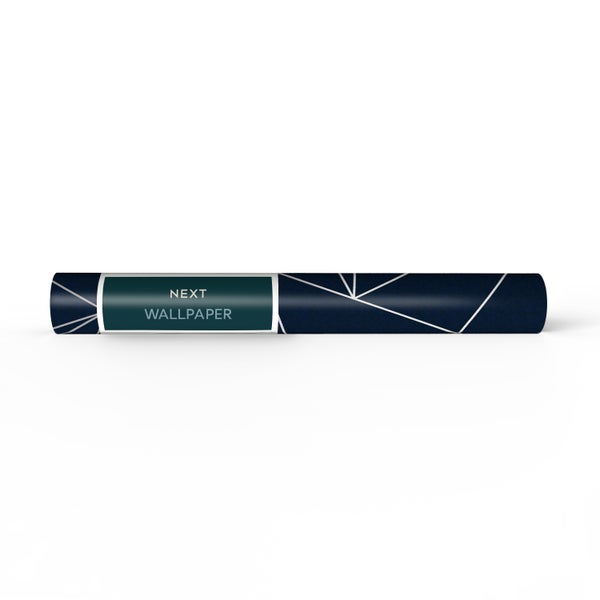 Next Vliestapete | Scatter Geo - Blau - 10mx52cm