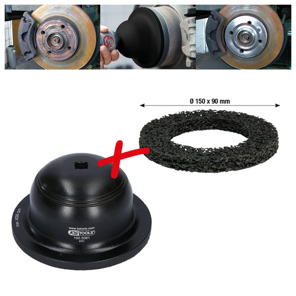 KS Tools Bremsscheiben Reinigungsset mit den Maßen 150 mal 90 Millimeter