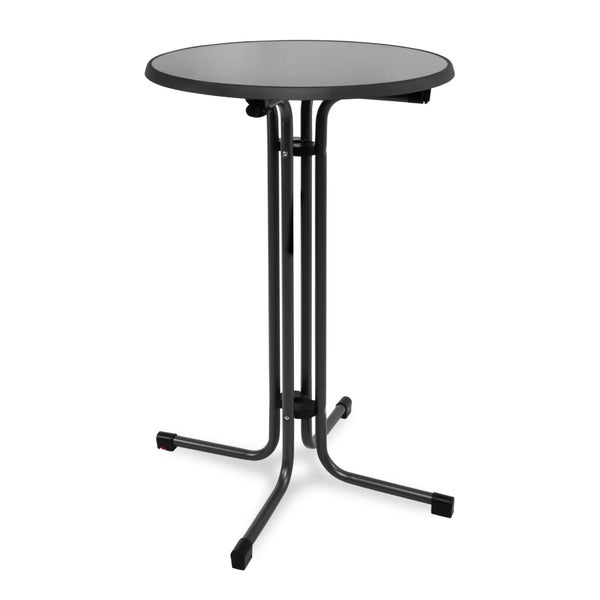 Beautissu Bellini Stehtisch Ø80cm Schwarz