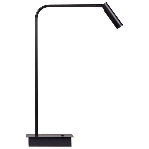 LED Schreibtischlampe LAWSON verstellbar Metall Schwarz