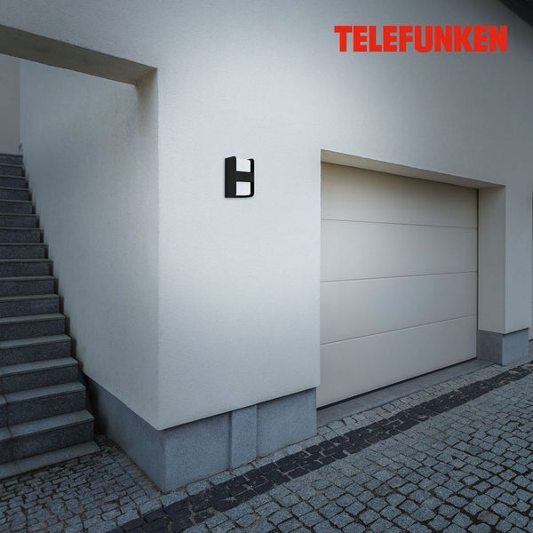 Telefunken BOXI - Wand-& Deckenleuchte - 321005TF - Spritzwasserschutz IP44 - E27 Fassung - 21,5 x 12 x 11,5 cm
