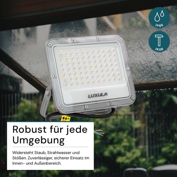 Luxula LED-Strahler für den Außenbereich, staub- und wasserabweisend