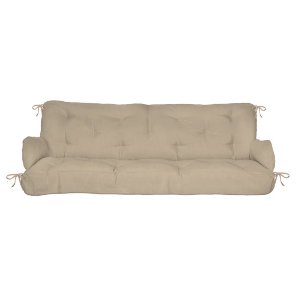 Beautissu Flair HS Hollywoodschaukelauflage 180x50x8cm Natur