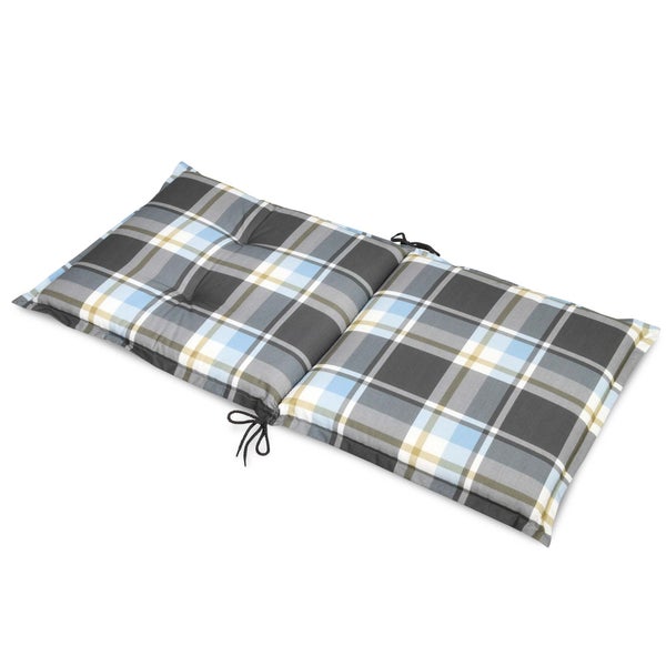Beautissu Sunny BK Niederlehner 100x50x6cm Blau Kariert