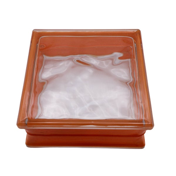 Quadratischer Glasbaustein für den Innenausbau