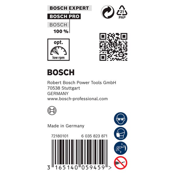 Bosch PRO Wood HSS Installationsbohrer 16 x 100 x 400 mm - 2608596339