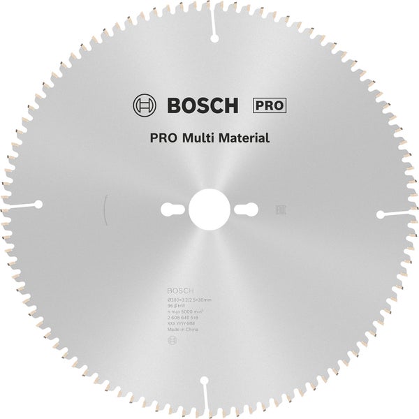 Bosch PRO Multi Material Kreissägeblatt 300 x 3,2 x 30 mm - 2608640518