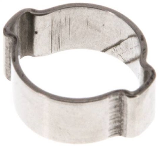 2-Ohr-Schlauchschelle 11 - 13mm, 1.4307 (W4)