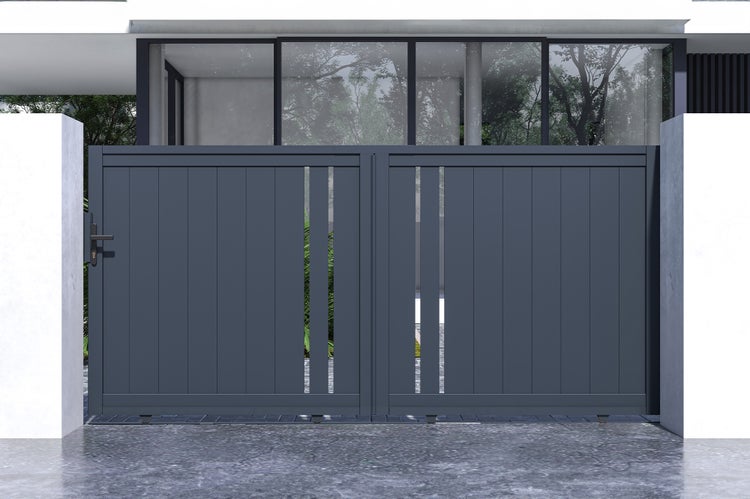 Elektrisches Schiebetor 3x1,4m GIONA + Motorisierung RANGER C300