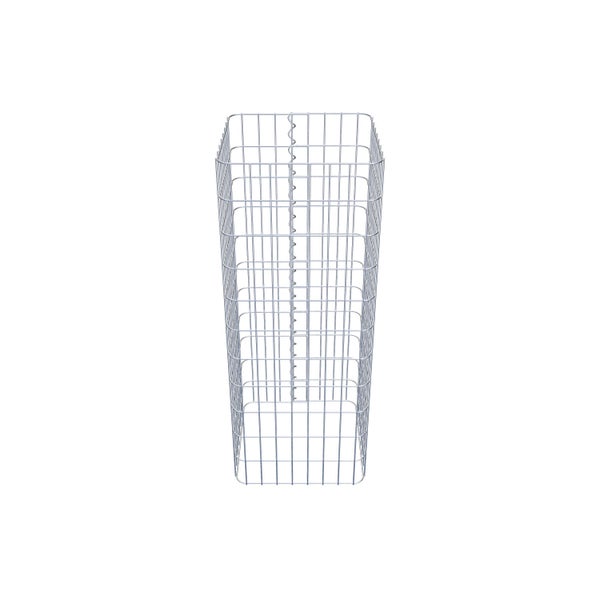 Gabionensäule 42 x 42 cm, MW 5 x 10 cm eckig - Höhe: 1,10 m
