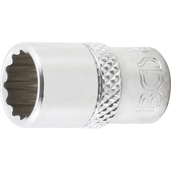BGS Steckschlüssel-Einsatz Zwölfkant Antrieb Innenvierkant 6,3 mm (1/4) SW 3/8 - 10877