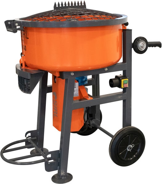 Zwangsmischer SIRL MH140 – Profi-Betonmischmaschine 130L mit 1500W Motor & Sackaufreißer