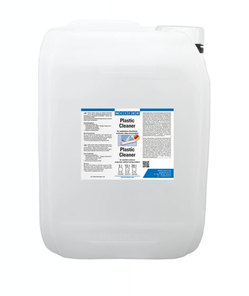 WEICON Plastic Cleaner | Reiniger für Kunststoff, Gummi und pulverbeschichtete Materialien | 10 L | transparent