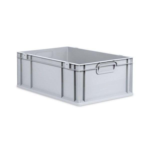 PROREGAL SuperSparSet 4x Eurobox NextGen Grip mit Auflagedeckel mit 4 Roten Schiebeschnappverschlüssen HxBxT 22 x 40 x 60 cm 44 Liter