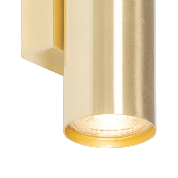 Wandleuchte aus Metall im Zylinderdesign