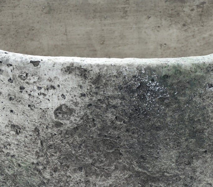Dekoleidenschaft Pflanzer Stone aus Steingut in Stein Optik, Pflanztopf, Blumenkübel, Gartendeko für Draußen, Pflanzgefäß, Blumentopf