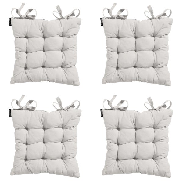 Sitzkissen Toskana Neapel Sand - Ca. 46x46 cm - 4er-Set