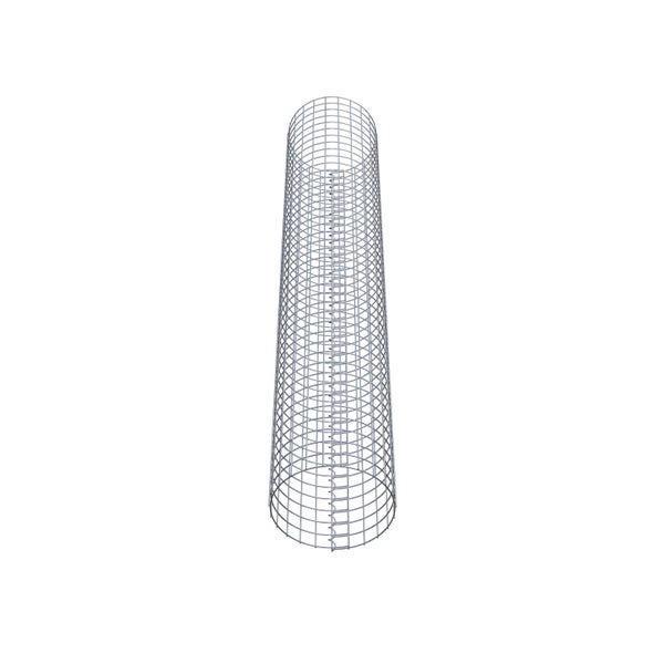 Gabionensäule Durchmesser 37 cm MW 5 x 5 cm rund - Höhe: 210 cm