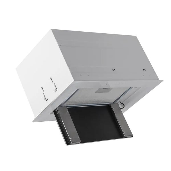 Weiße Unterbauhaube für die Küche