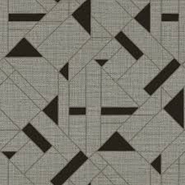 Zambaiti Tapete grafisches Motiv Grau - 70 cm x 10.05 m - 662184