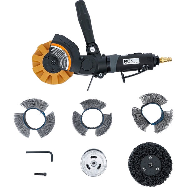BGS Technic Lackfräse Set mit verschiedenen Bürsten und Zubehör