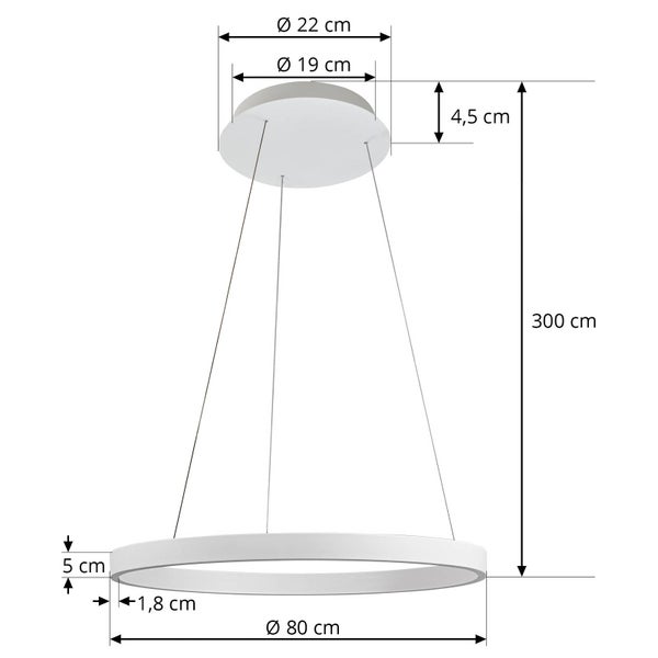 Arcchio LED Answin (Modern) in Alu aus Aluminium (1 flammig, ) Wohnzimmerleuchte