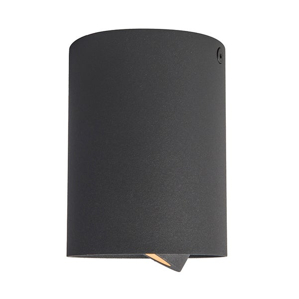 Zylindrische Wandleuchte für den Außenbereich