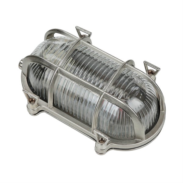 Ovale Schiffslampe mit Schutzkorb