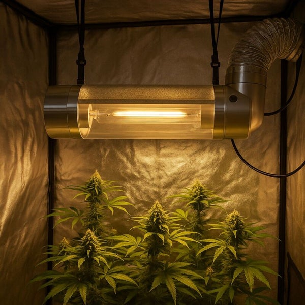 Prima Klima Cooltube Reflektor – 40 cm Länge, 125 mm Flansch – Für 250–600W NDL & MH – 95 % Lichtreflexion, effiziente Kühlung & einfache Integration ins Grow-Setup