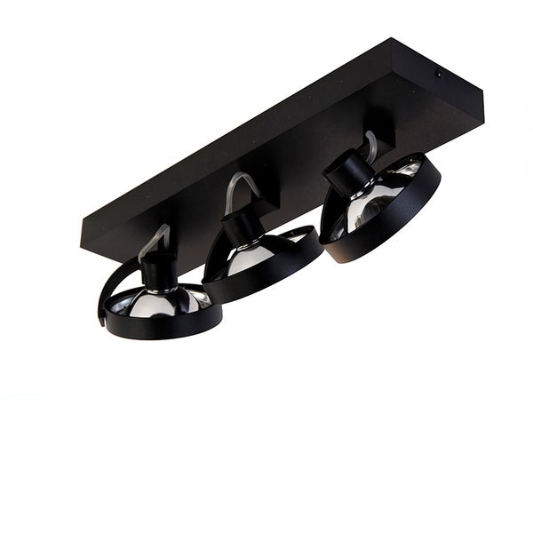 Deckenleuchte mit drei Strahlern aus Metall