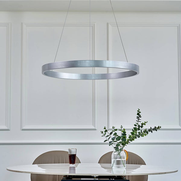 Arcchio LED Answin (Modern) in Alu aus Aluminium (1 flammig, ) Wohnzimmerleuchte