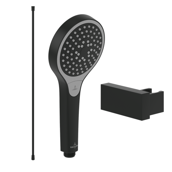 Duschset mit Handbrause, Brausestange und Halterung